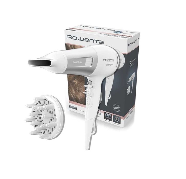 Сешоар за коса Rowenta Powerline CV5930F0 2400W Бял с дифузер