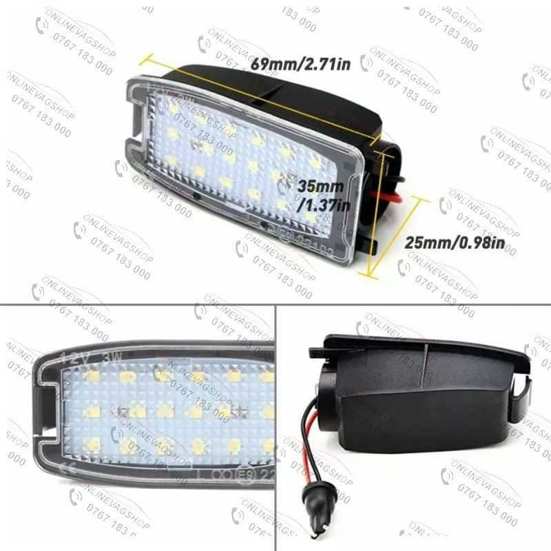 Set lampi LED oglinda Range Rover, Discovery, Freelander