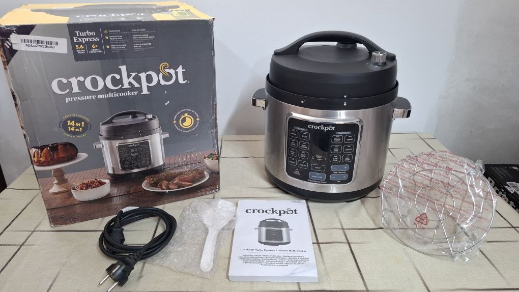 Мултикукър  под налягане Crock-Pot Turbo Express,5.6л,1400W,15програми