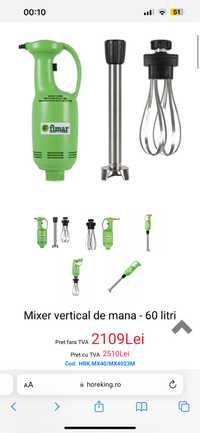 Mixer de mână profesional 60 litri