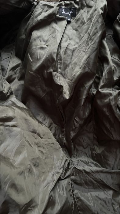 Sacou de catifea khaki ( stil zara )