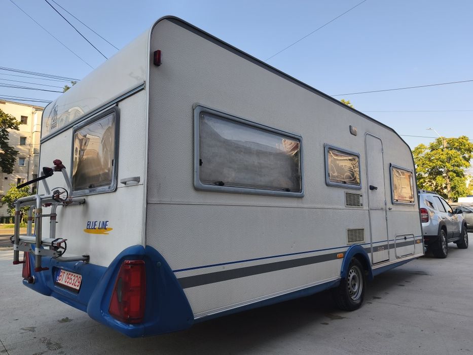 Rulotă Knaus 6 locuri, 1999, AC, cort, toaletă, încălzire, impecabilă