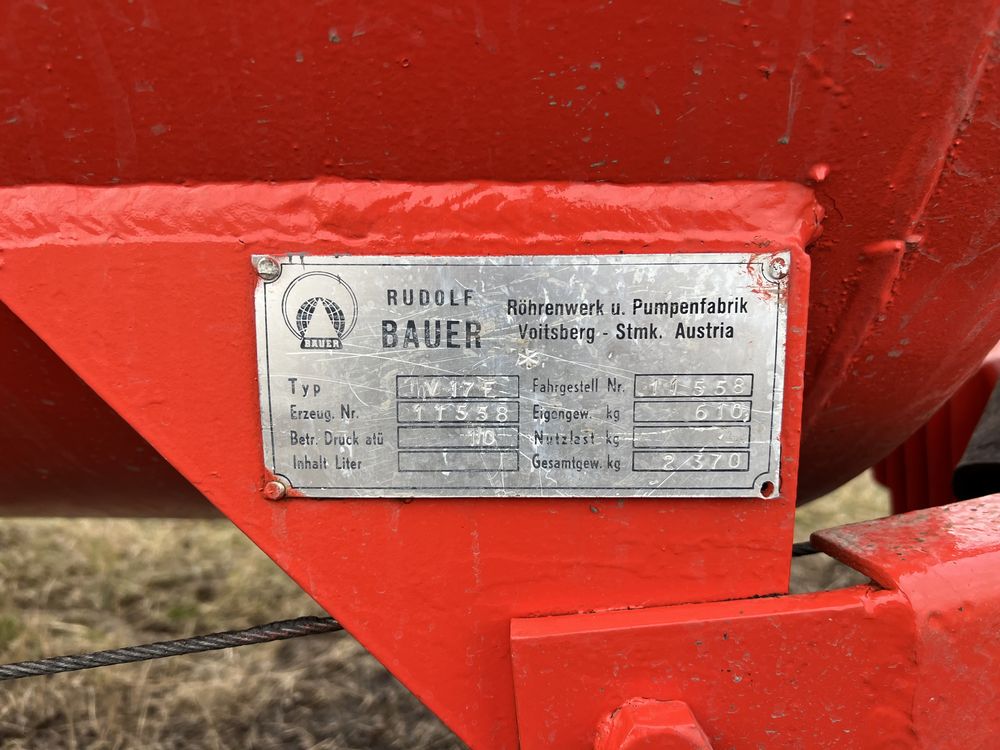 Vidanja/Cisterna Bauer 2200 litrii