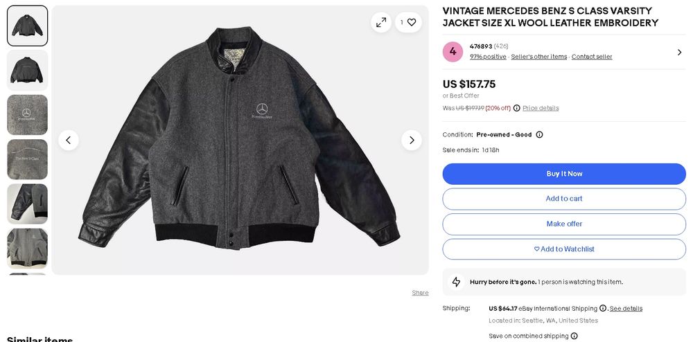 DAY Birger et Mikkelsen  /  Mercedes Benz Collection Rare  Vintage