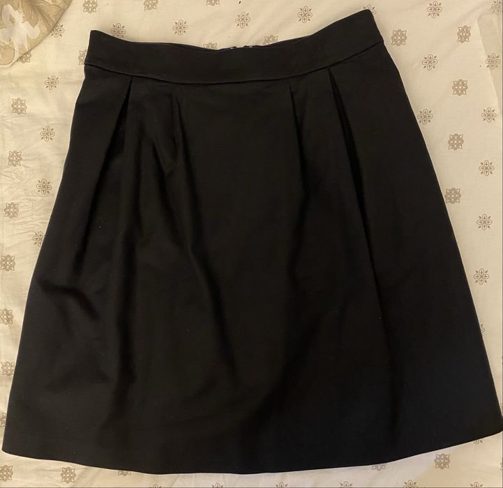 Fustă Stefanel neagră, deasupra genunchiului, marimea 38