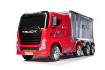 Camion electric cu semiremorca BJJ2011 4x4 140W PREMIUM #Rosu
