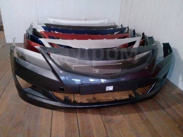 Бампер Хундай Акцент 11-19 года, и Киа Рио 11-19 г крашеные