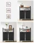 Cos de rufe, Songmics, 2 Compartimente, 92 , 73cm x 33cm x 72cm
