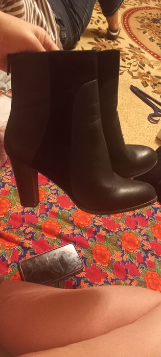 Сапожки осени черный