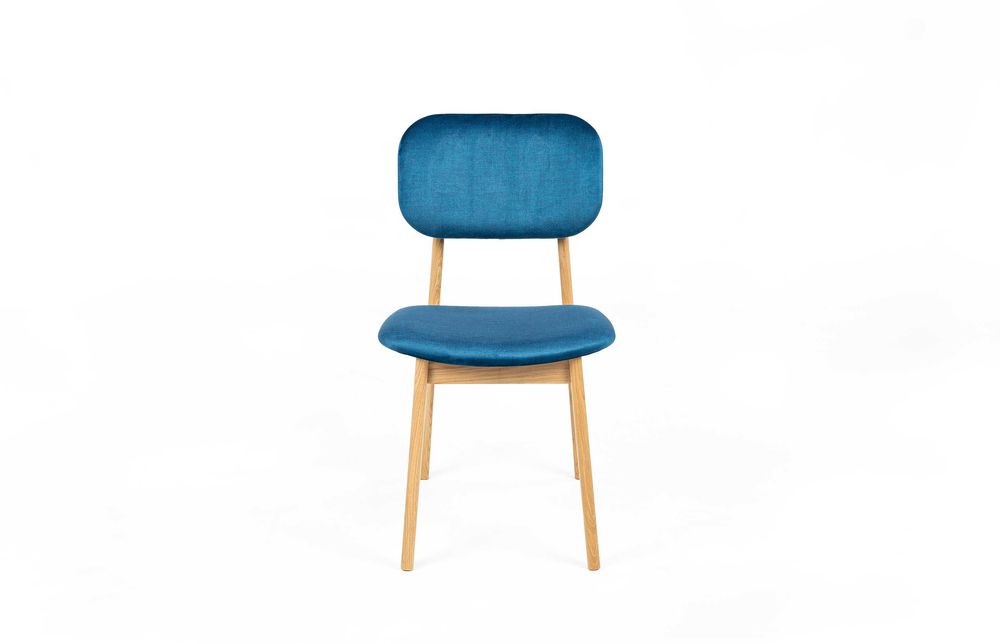 Scaun dining lemn masiv de stejar, OTIS, TOPAZ85, 84x42x46 cm
