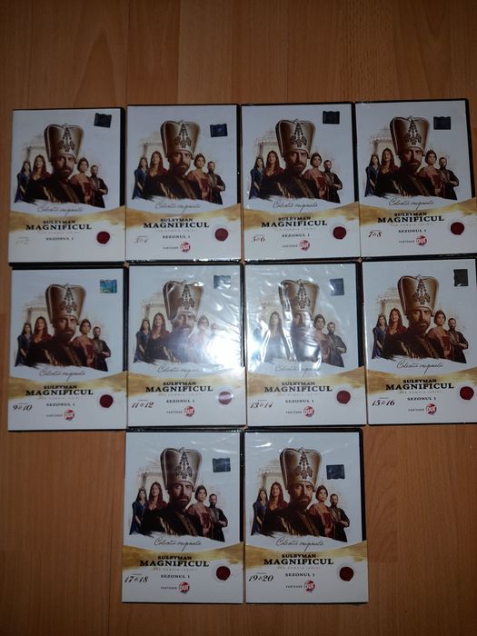 DVD originale- Colecția Suleyman Magnificul
