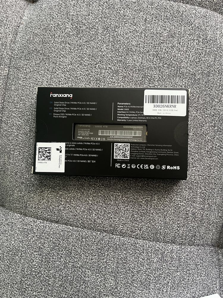 Vând ssd ranxiana s880e 4 TB