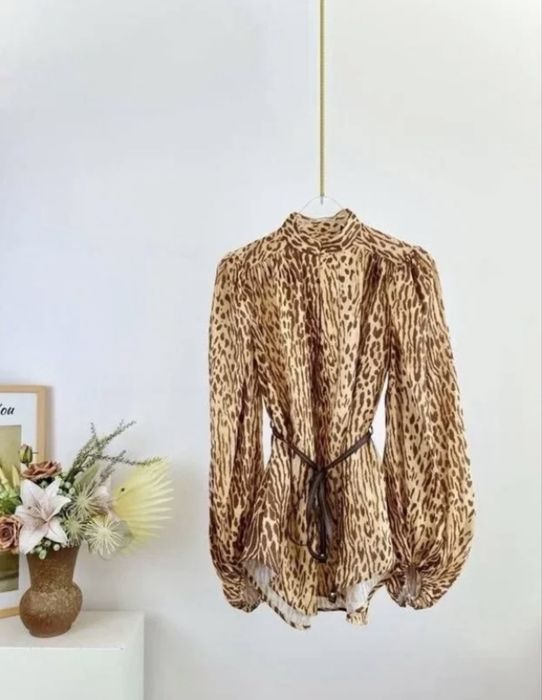 Рокля Balmain кожена