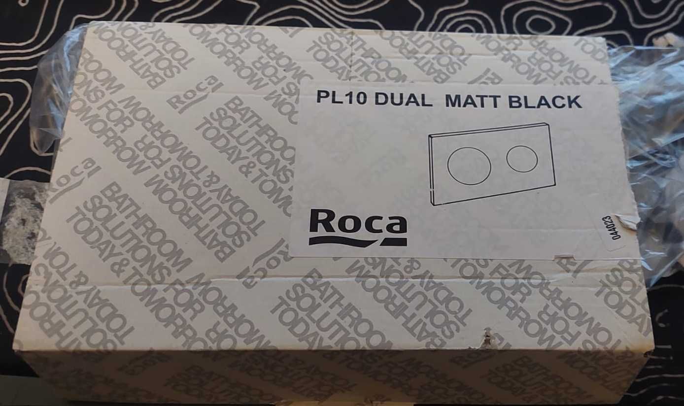 Clapeta Actionare Roca PL 10 Dual Matt Black