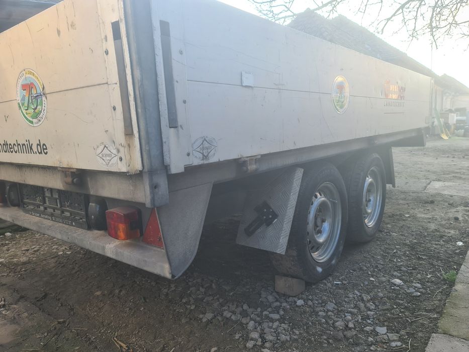 Remorcă  doua axe și capacitate 2t.Recent import Germania