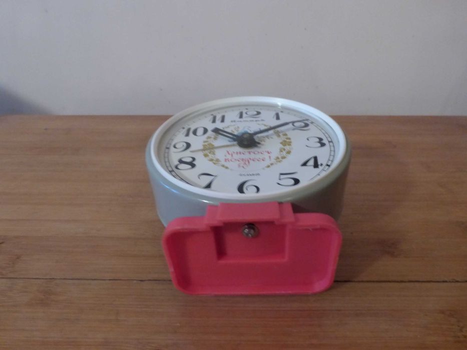 Рядък Великденски будилник Янтар часовник