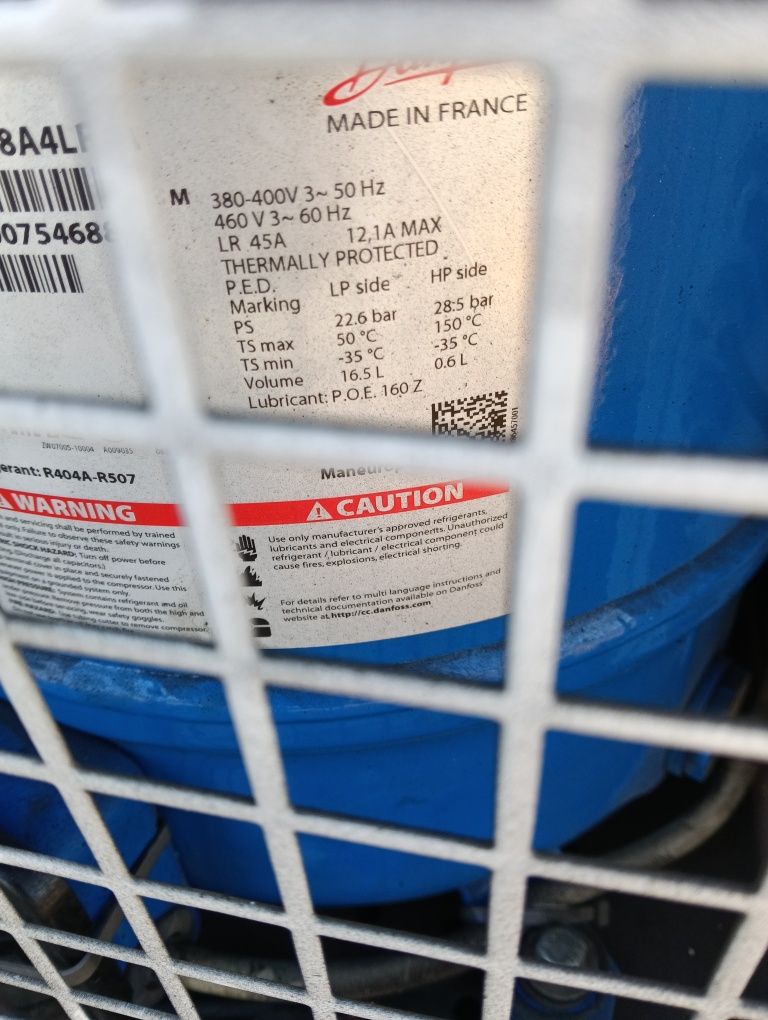 Agregat congelare camerā frig 43m³