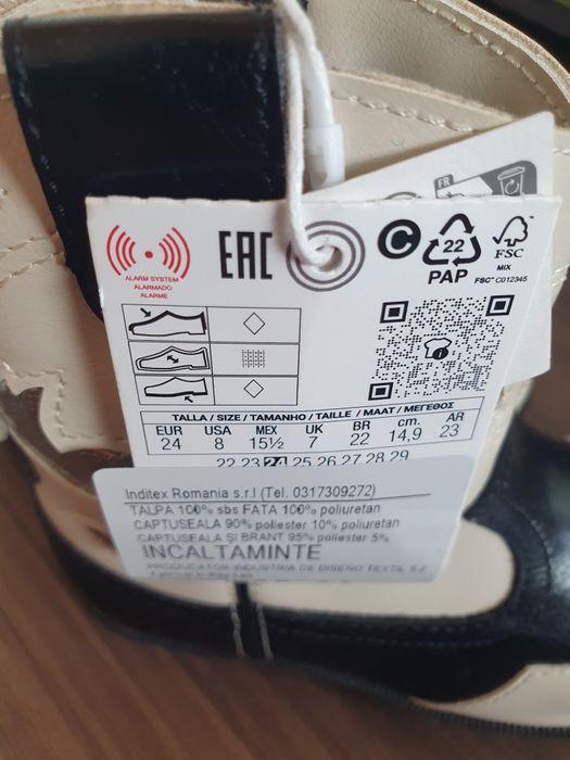 Cizme fete pt toamna sau primavara de la Zara