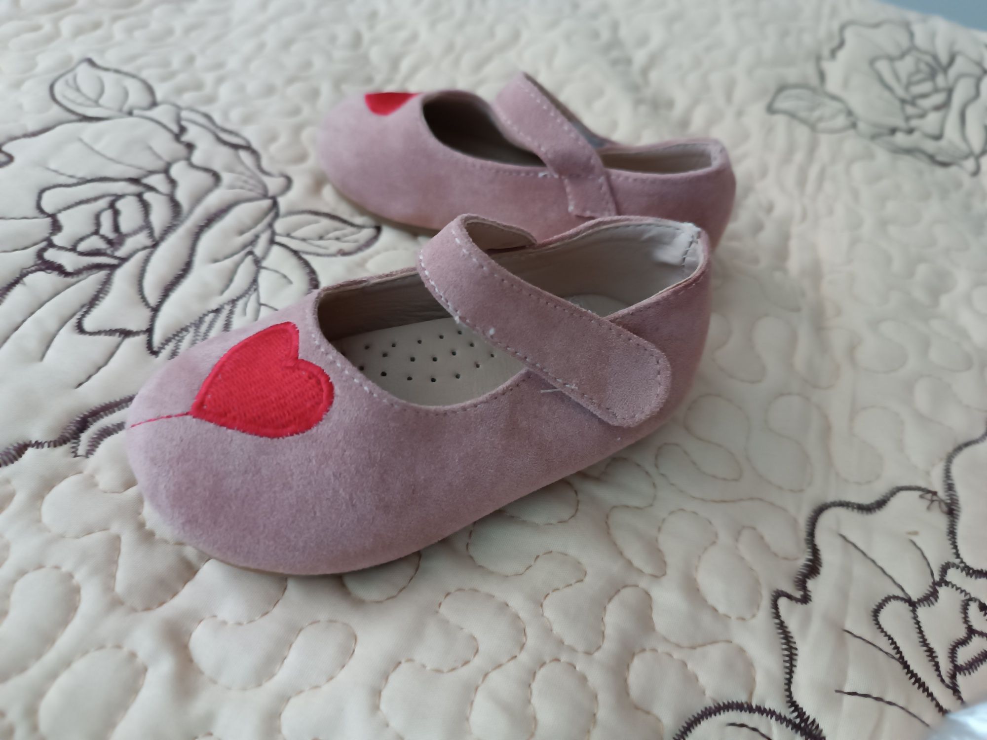 Pantofi fetita roz pudra