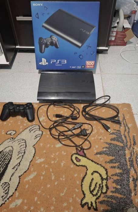 Ps3 super slim с три игри