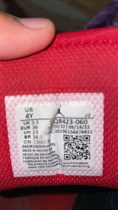 Adidasi Jordan 1 nr 36