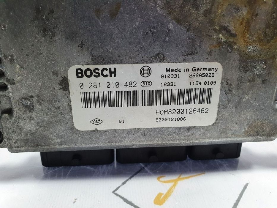 Calculator ECU motor RENAULT LAGUNA II BG0/1_ 2001 - 2007 1.9 dCi F9Q 718, F9Q 754 8200121886 ;  0281010482