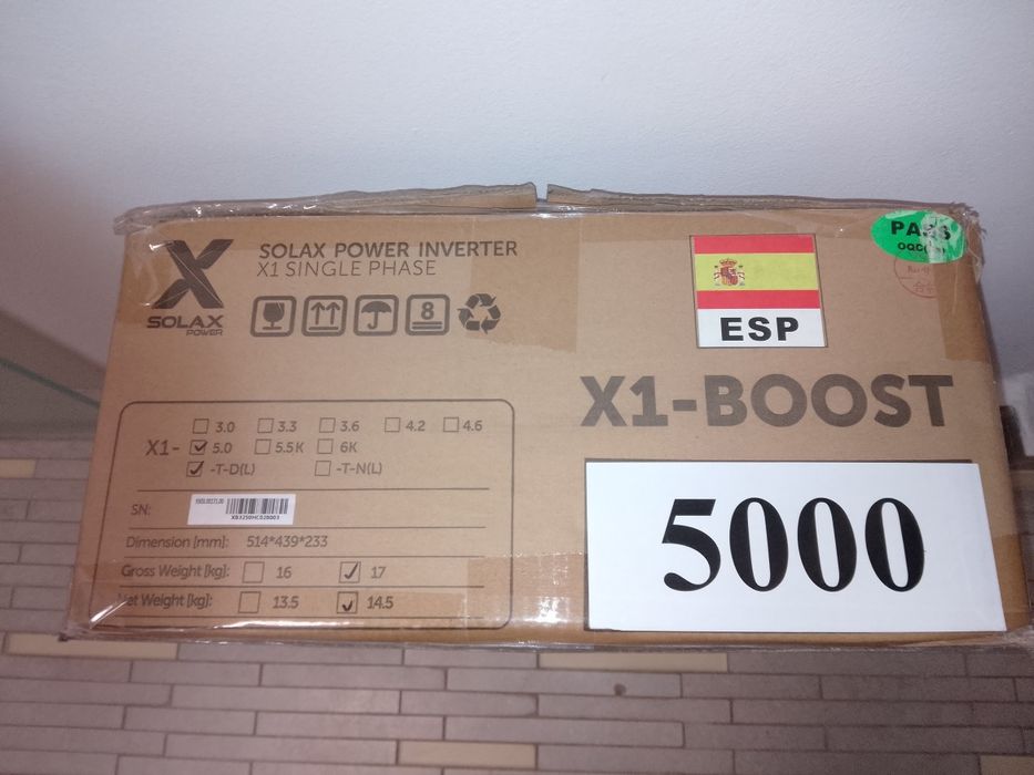 Invertor on Grid  Solax X1-5.0-T-D(L) Boost