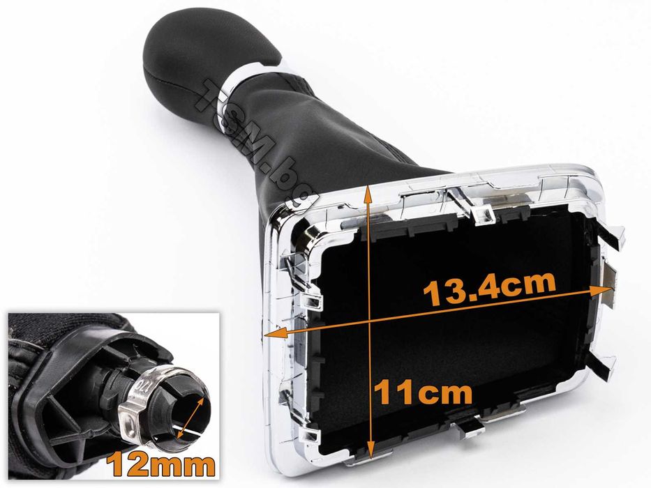 Кожена Топка Скоростен Лост с Маншон за SKODA FABIA 3 Шкода Фабия III