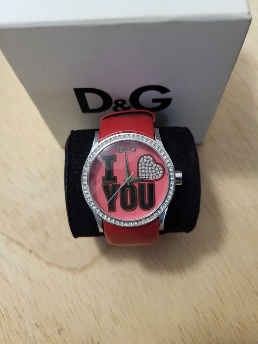 Dolce & Gabbana DW0149 Peek-a-boo argintiu, ceas de damă din piele