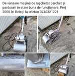 Mașina de rașchetat parchet.