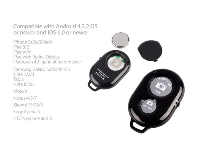 HSU Bluetooth дистанционно за отдалечено снимане – Android | Apple iOS