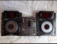 Pioneer CDJ 900 / 2шт,  DJm -400 mixer