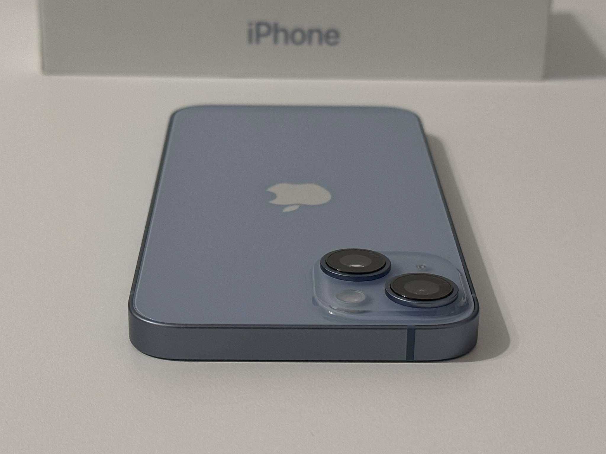 Бартер!Като НОВ! iPhone 14 Blue (Син) 95% Батерия.