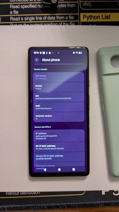 Телефон google pixel 6