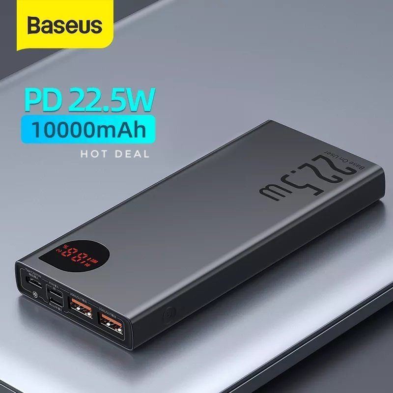 БЕСПЛАТНАЯ ДОСТАВКА! Внешний аккумулятор Baseus Metal Digital 22.5W