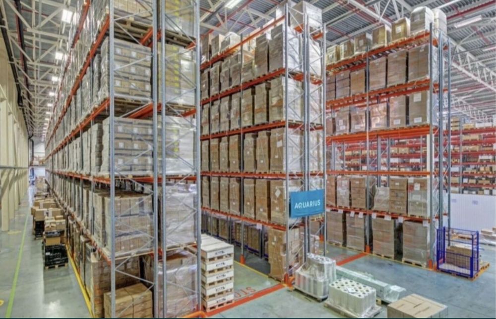 Rafturi metalice de vanzare in stoc 30000 locuri de paleti