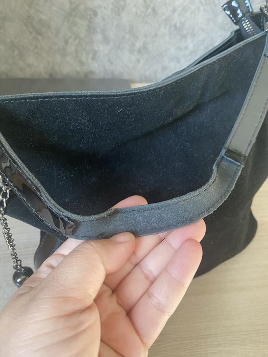 Продам замшевую сумку