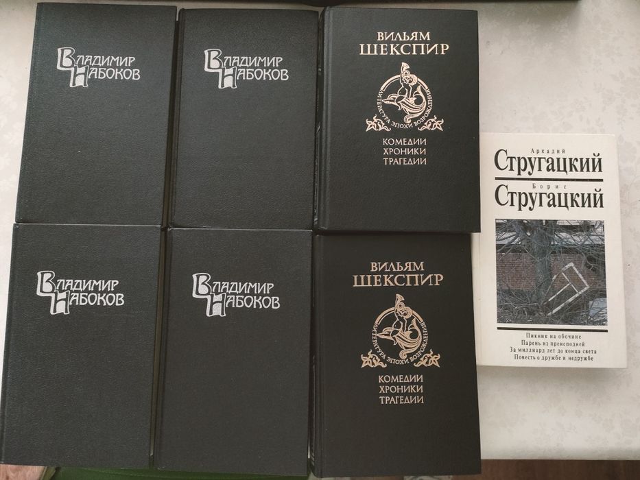 Книги Шекспир Набоков Стругацкие