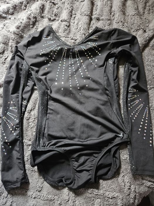 Body balet , gimnastica negru