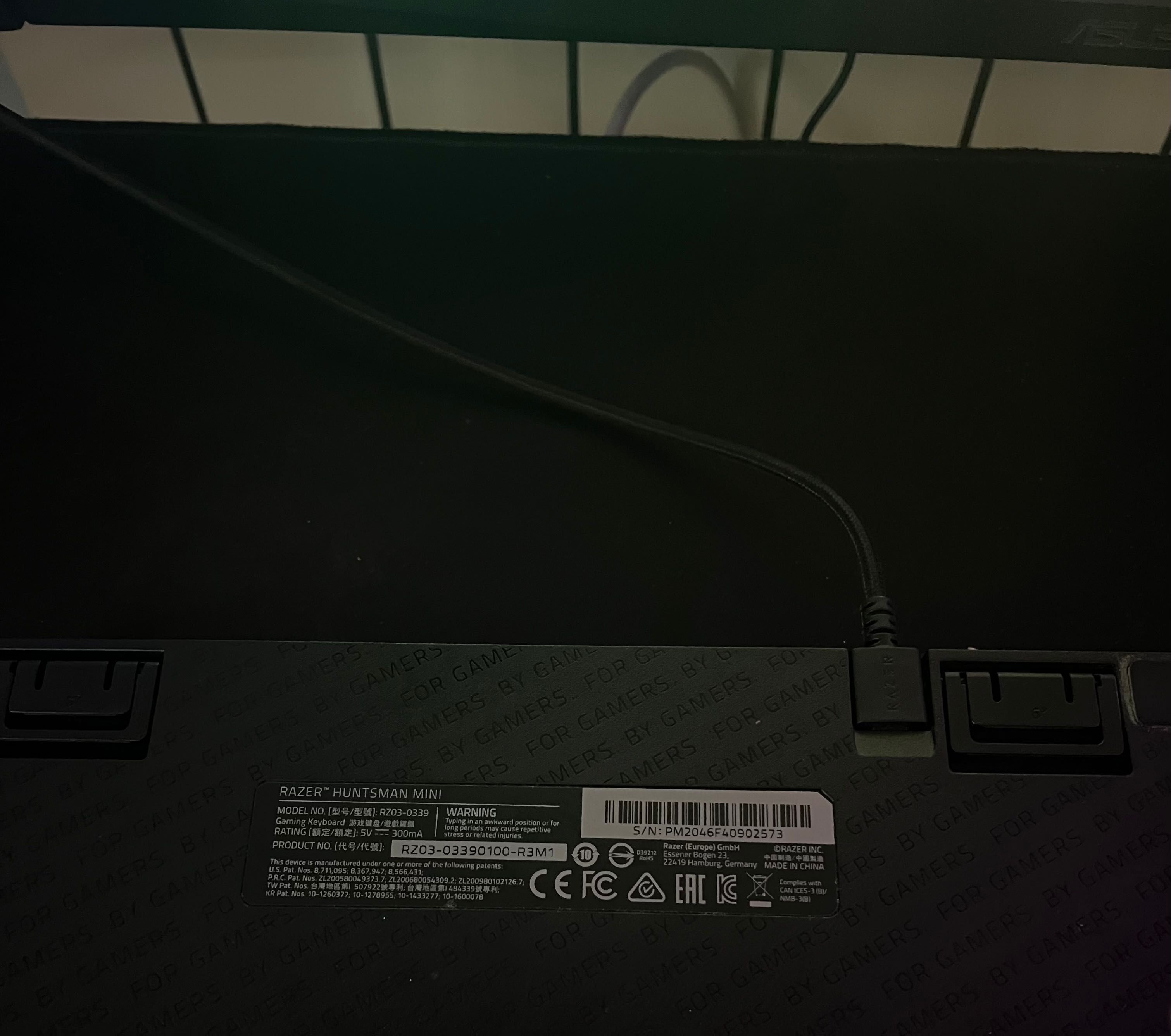 Razer Huntsman mini 60% Purple switch