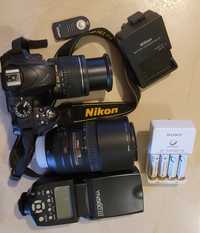 DSLR Nikon D3300 obiectiv 18-55mm + accesorii