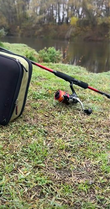 Mirox Golden Catch , с макара Shimano Siena