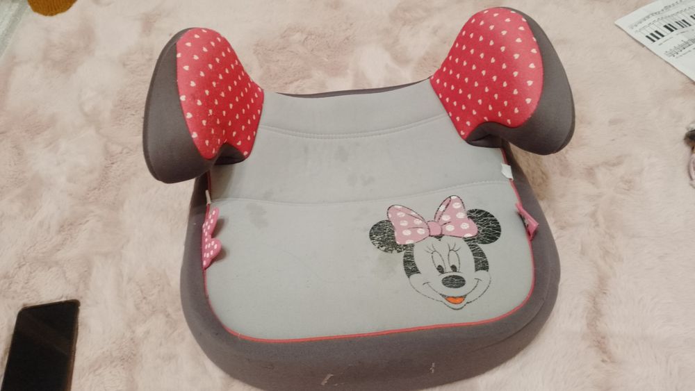 Бустер розовый для девочки Мики Маус