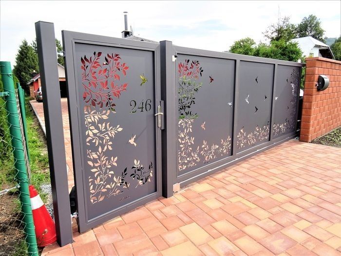 Poartă din tablă decupata