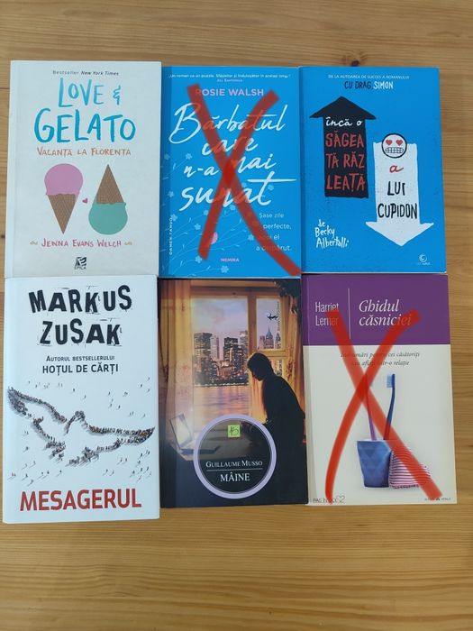 Cărți diverse, preț pe buc