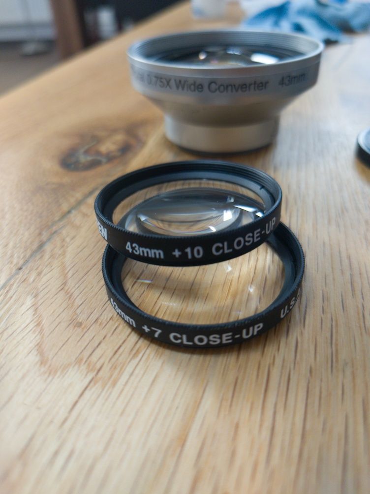 0,75 wide converter  lentile close up