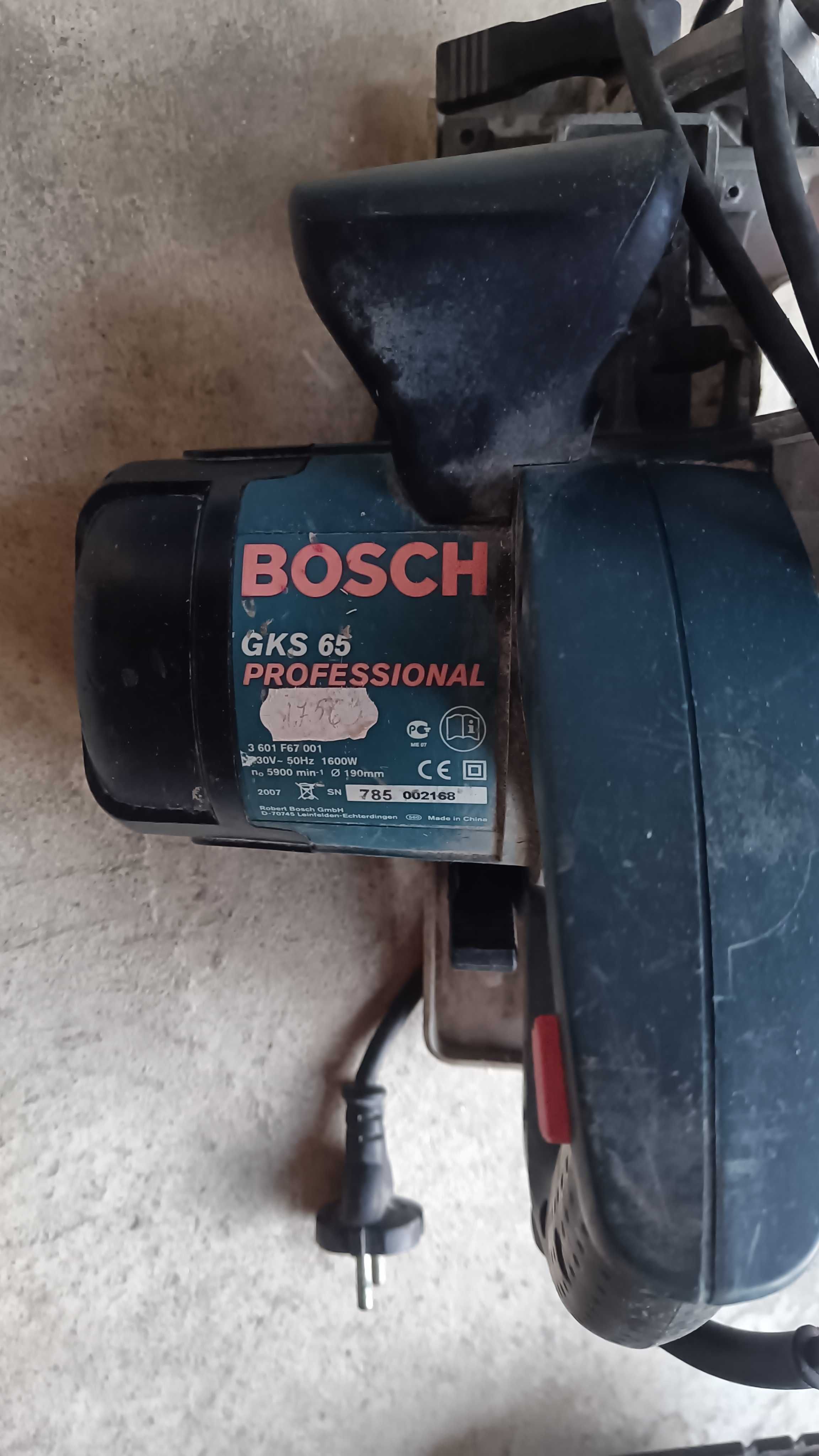 Циркуляр  Bosch GKS 65 1600W 190mm