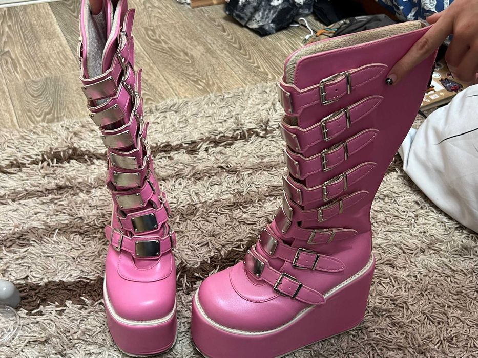 Обувь, розовые Ботинки
