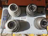 DVR Hikvision + 4 camere