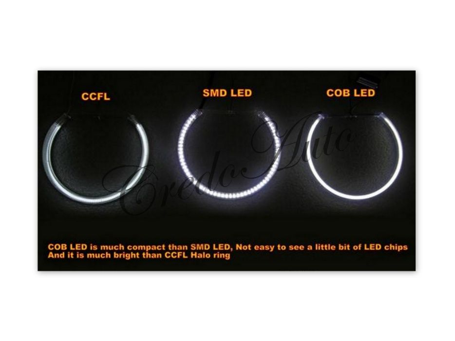 STRONG LED Angel Eyes - Ангелски очи за BMW E36,E38,E39,Е46 COB